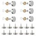 thumbnail image 1 of Juego de tornillos decorativos, KkvoGmle, 20 piezas, plateado, 1 of 5