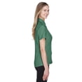 thumbnail image 3 of Harriton M560W Women's Barbados Textured Camp Shirt-Palm Green-S, 3 of 3