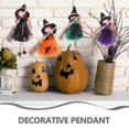 thumbnail image 3 of 4pcs Halloween Hanging Ornaments Angel Broom Doll Figure Kids Halloween Party Favors For Haunted House Party Decoration Ornament, 3 of 3