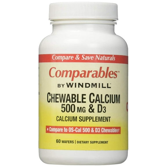 Calcium 500MG TABS CHEW WMILL Size: 60