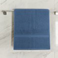 thumbnail image 7 of PiccoCasa 750GSM 100% Cotton Hand Towel for Bathroom, Set of 2 Blue, 7 of 7