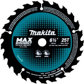 Makita Carbide-Tipped Max Effcy Ultra-Thin Kerf Circular Saw Blade Framing 6-1/2