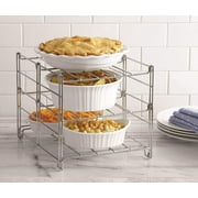 Nifty 3-Tier Oven Rack  Non-Stick, Dishwasher Safe, Chrome-Plated Steel Construction