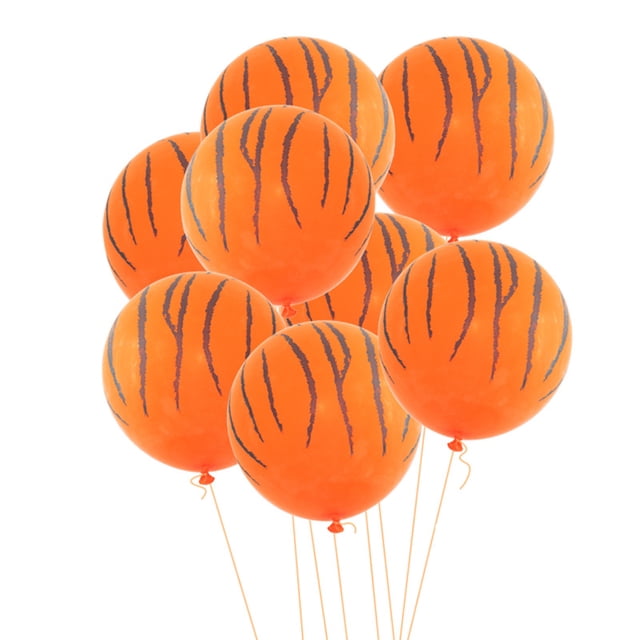 Billuyoard 100 piezas de confeti biodegradable para fiestas de cachorros, para niños y niñas, decoraciones para fiestas de bienvenida al bebé, Kits de decoración para fiestas Rayas de tigre 100 piezas