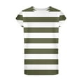 thumbnail image 5 of Delliss Girls Short Sleeve Striped T-Shirt Summer Toddler Cotton Crew Neck T-Shirt Top Tees, 5 of 7