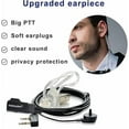 thumbnail image 6 of TIDRADIO TD-V2 Walkie Talkies Long Range Rechargeable Two Way Radios with Secret Service Earpiece, 16CH Portable Durable, Frequency Copy, Flashlight VOX for Business Family- Black, 20 Pack, 6 of 7