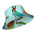 thumbnail image 2 of Easygdp African Women In Mountain Landscape (2) Double-Sided Reflective Fisherman Hat,Sun Visor,Casual Hat,Fluorescent Hat,Suitable For Outdoor And Night Walking,Unisex, 2 of 9