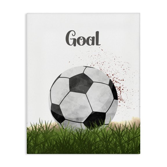 Stupell Industries Eclectic Have A Ball Goal Canvas Art, 16 x 20, by Christine Simpson Art