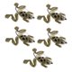thumbnail image 1 of 5pcs Realistas Ojos 3D Top-Wasser Frog Pesca Señuelos Bajos Cebos Suaves con 6cm 5g - gris, 6cm DYNWAVEMX Señuelos de pesca de rana, 1 of 8