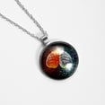 thumbnail image 4 of Mathematical Engineering Glass Circular Pendant Necklace - Stunning Jewelry for Women, Necklaces for Every Occasion, 4 of 5