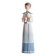 thumbnail image 1 of Adorno de escultu resina de estatua de niñas para estantería de Azul Zulema estatua de las niñas, 1 of 8