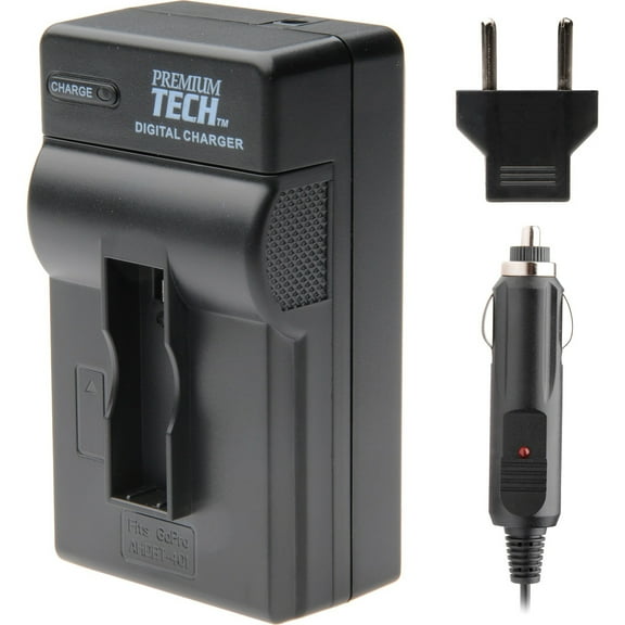 Adorama PT-89 AC/DC Rapid Battery Charger for GoPro AHDBT-401 Hero4 Battery