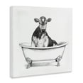 thumbnail image 2 of Cow in Bathtub Sketch Canvas Art, 30 x 30, Made In USA, 2 of 6