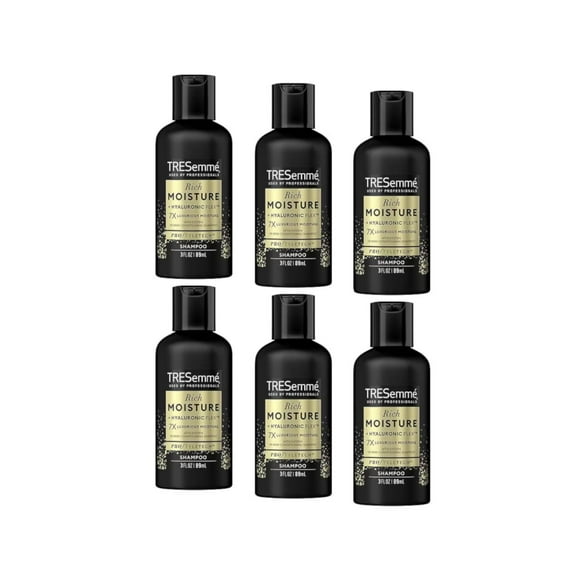 6 Pack - TRESemme Moisture Rich Luxurious Moisture Shampoo 3oz Each