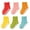 Multicolor 1, variant on Jamicy Cute Socks for Toddlers Christmas Presents Non Slip Cozy Warm Crew Socks with Grips for Baby Infant Toddler Kids Boys Girls
