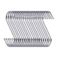 thumbnail image 1 of D-BUY Paquete de 60 ganchos en S de 3,5 pulgadas, ganchos en S resistentes, ganchos para plantas, ganchos en S para colgar, ganchos para exteriores, ganchos ligeros, ganchos para tazas, perchas grande, 1 of 5