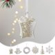 thumbnail image 1 of Adorno Navideño con Purpurina para Árbol de Navidad, Pequeño Colgante para Ventana., 1 of 7