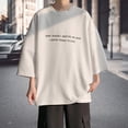 thumbnail image 2 of oqasdz Men T Shirts for Casual Wear for Spring Summer and Fall Relaxed Fit Breathable Crew Neck Tee Top, 2 of 9