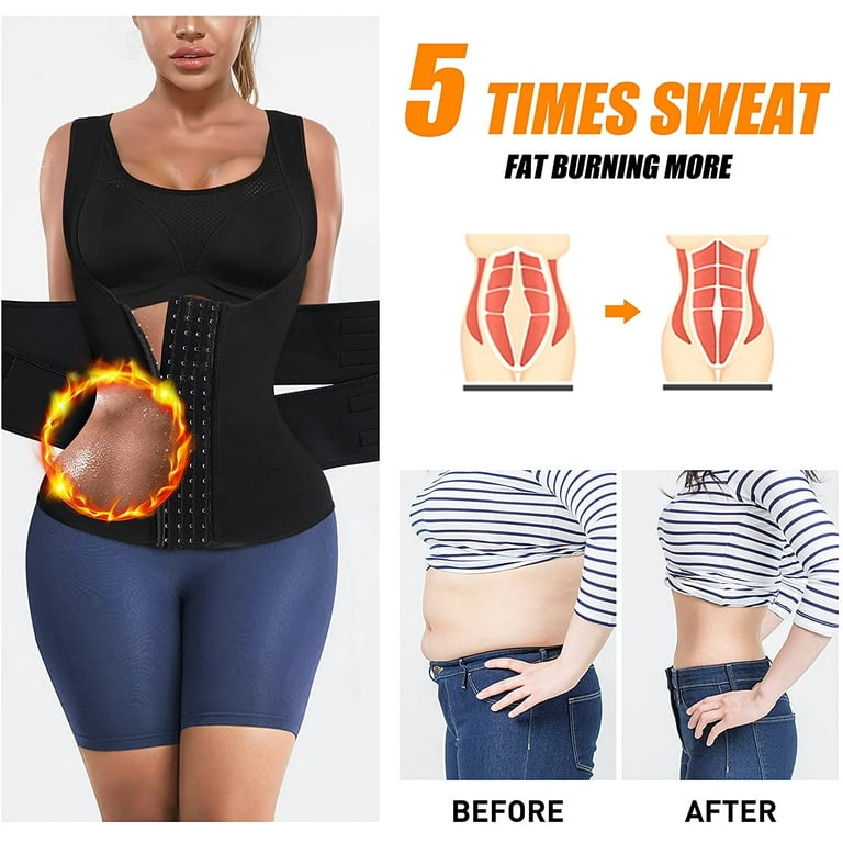 Sauna waist trainer 2025 before and after