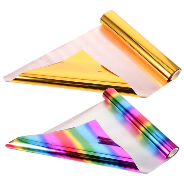 unbranded Rollo De Papel Aluminio Con Fóil Activado Por Calor Para Decoraciones Y Manualidades Creativas