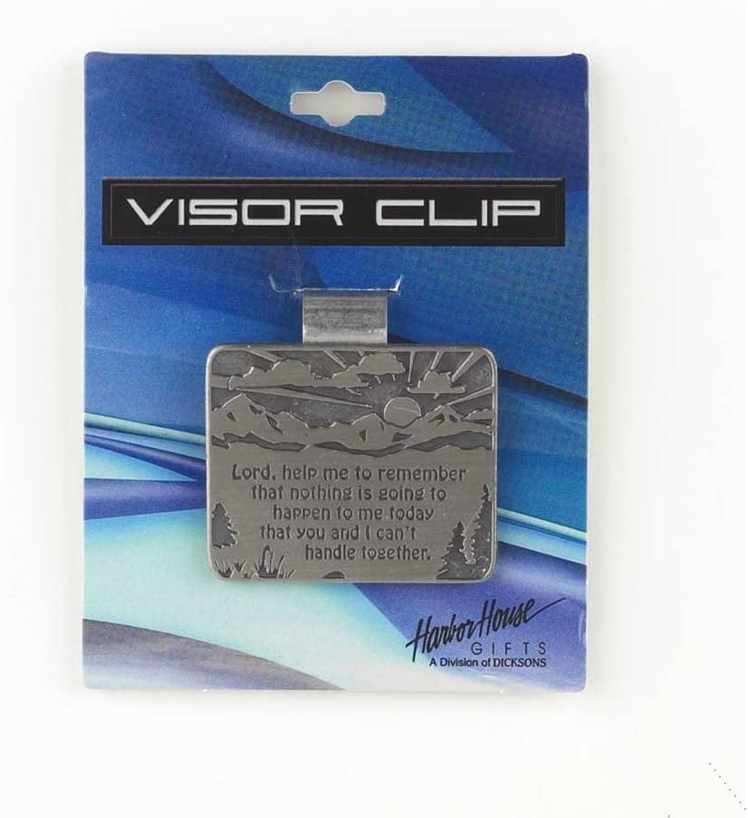 Lord Help Me Remember Inspirational Christian Metal Car Auto Visor Clip