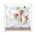 thumbnail image 3 of 20 Packs 6x4 Inch Blank Acrylic Numbers Signs With Stand Wedding Reception Sign Diy Arch Acrylic St, 3 of 5