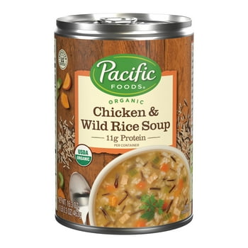Pacific Foods  Wild Rice Chicken Soup, 16.3 Oz Can