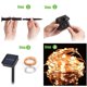 thumbnail image 3 of Lámpara 2x100 LED Solar String Light de guirnalda de alambre de cobre para exteriores (blanco frío), 3 of 5