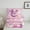 Pink, variant on Manfei Kawaii Cartoon Axolotl Bedding Comforter Set,Pink Cute Salamander Twin Comforter Sets For Girls,Cartoon Ocean Animal Dreamy Rainbow Bedding Set,Teens Bed Set Bedroom Decor Reversible,2 Pieces