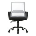 thumbnail image 2 of Poe Ergonomic White Mesh Swivel Office Chair with Lumbar Support, 2 of 8