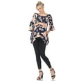 thumbnail image 4 of White Mark Women's Maternity Floral Bell Sleeve Tunic Top, 4 of 6