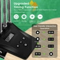 thumbnail image 5 of YANSUN 4 Head 96W Grow Lights Full Spectrum Plant Grow Light with Timer for Seedlings Adjustable Goose neck & Desk Clip On, 4 Switch Modes 10 Brightness Levels with Planting Tools, 5 of 7