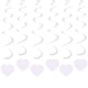 thumbnail image 2 of Cateissary Remolinos colgantes de corazón, suministros de techo de hidromasaje, colgante de amor, decoración de fiesta atractiva, adorno, Kits de decoración para fiestas Corazón blanco, 2 of 6