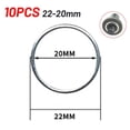 thumbnail image 1 of 10pc Saw cutting washer Inner hole adapter ring blade aperture change washer 22-20, 1 of 9