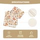 thumbnail image 3 of Camino de mesa de otoño con hojas de eucalipto beige, decoración de mesa de comedor de cocina de temporada otoñal para fiesta en casa al aire libre de 13 x 72 pulgadas, 3 of 5