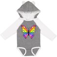 thumbnail image 3 of Inktastic Butterfly with rainbow wings Boys or Girls Long Sleeve Baby Bodysuit, 3 of 5