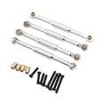 thumbnail image 3 of Bunblic 4x Servo Links Tie Rod Pull Rod Linkage Set. Replacement Pull Rod Steering Linkage .Tie Rods for Fcx18 1/18 New LC80 RC Car white, 3 of 8