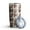 Brown Footballs and, variant on 20oz Tumblers Black Baseballs and Hearts Pattern Stainless Steel Vacuum Insulated Double Wall Travel Tumbler Cups Mug with Lid and Straw,Cleaning Brush for Cold & Hot Drinks