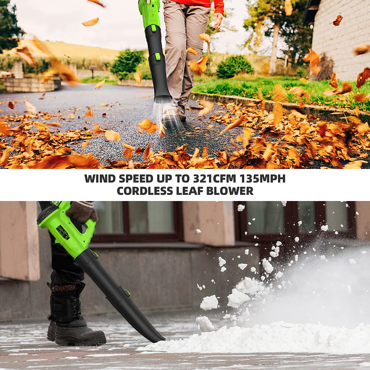 Huepar RC3003 - Leaf Blower Cordless