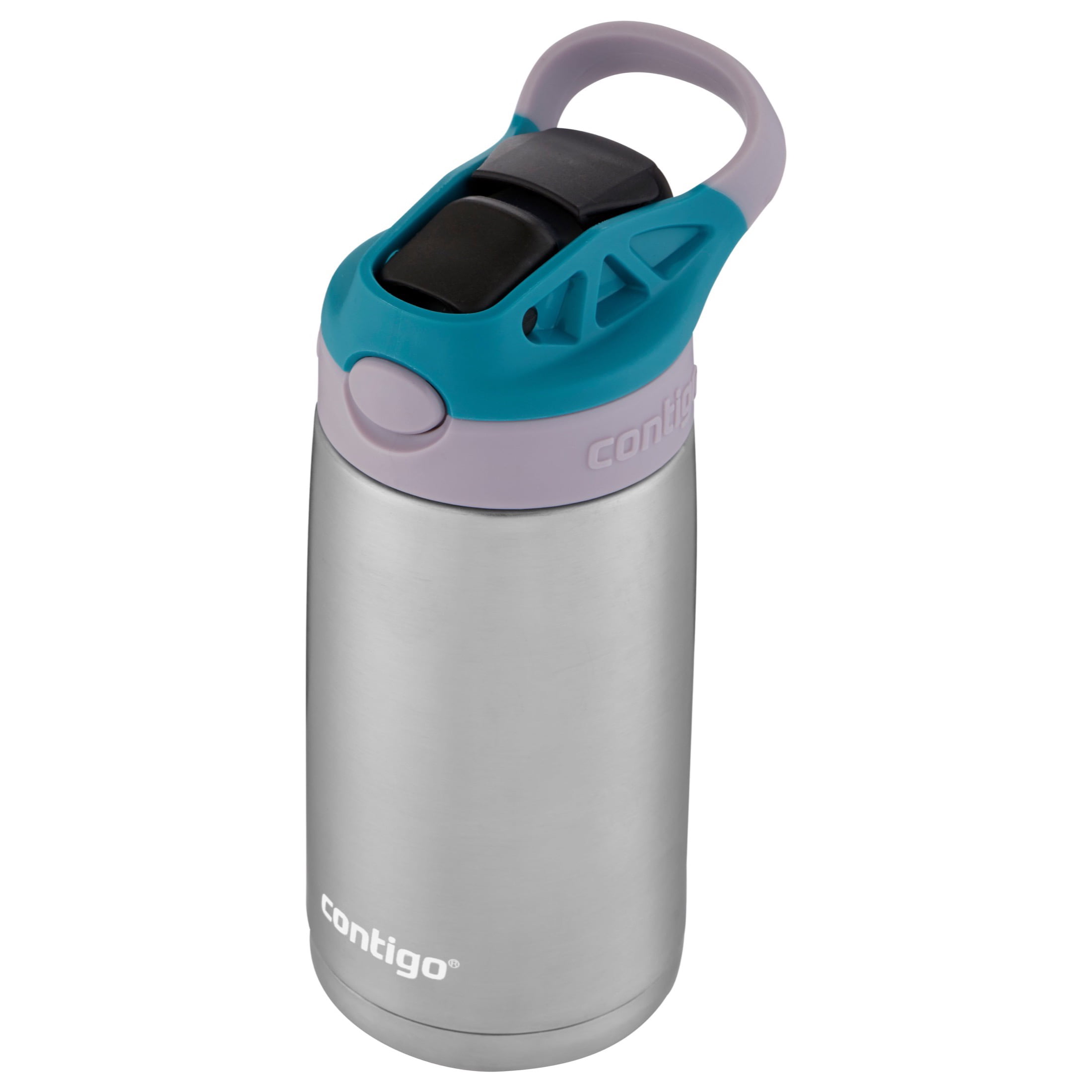 Contigo Kids Stainless Steel Water Bottle with Redesigned AUTOSPOUT Straw  Lid Taro and Juniper, 13 fl oz. 