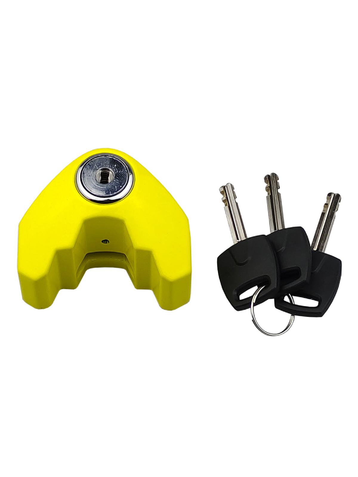 Anti-Theft Wheel Disc Brake Lock Padlock Bike Scooter Mountain Road MTB Cycling Rotor Disc Brake Wheel Lock with Keys