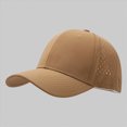 thumbnail image 2 of HCNTES Quick Dry Baseball Cap Mesh Snapback Hat Sun and Rain Protection Golf Ball Cap for Men Women Khaki, 2 of 5