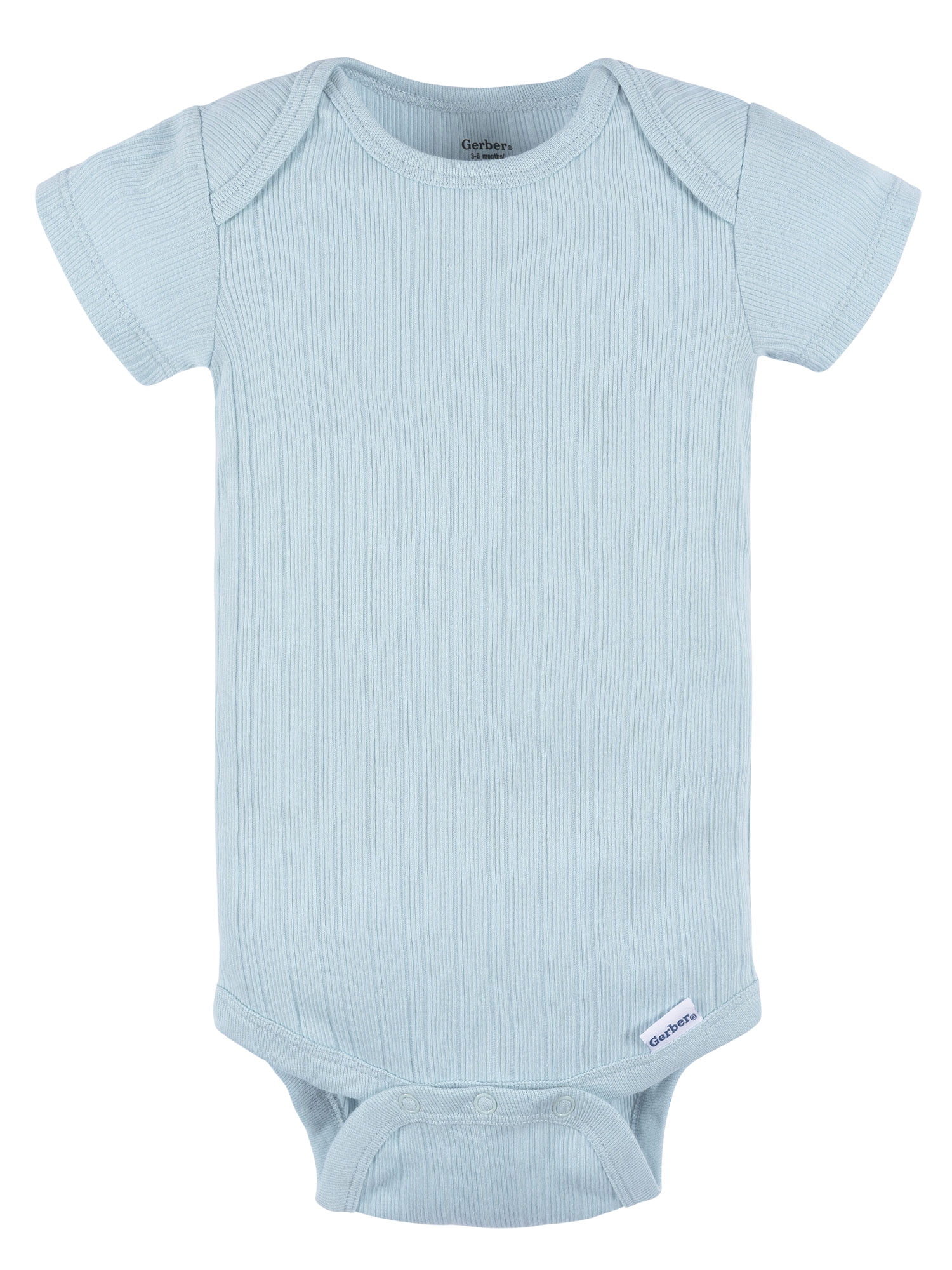 Gerber Baby Neutral Short Sleeve Onesies, 3-Pack, Sizes Newborn - 24 Months