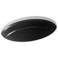 thumbnail image 3 of Kohler K-2824 Serif 20-5/8" Undermount Cast Iron Bathroom Sink - Sandbar, 3 of 9