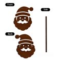 thumbnail image 6 of LED Christmas Wall Decor Light, 7Pcs Wooden Santa Hat Christmas Wall Decor Light Lighted Wall Art for Home Christmas Decor, 6 of 6