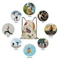 thumbnail image 6 of Disketp Cute Vegetables Drawstring Backpack Drawstring Gym Bags Draw String Bags for Sports, Gym, Travel, Swimming, Beach-Medium, 6 of 6