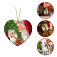 thumbnail image 3 of Gibobby Decoración realista Atmósfera Adornos Colgante de Papá Noel y Creativo Árbol de Navidad cálido(C), 3 of 5