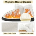 thumbnail image 5 of Ecetana Womens Slippers Faux Fur Warm House Shoes Fuzzy Memory Foam Closed Back Slippers, 5 of 7
