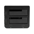 thumbnail image 4 of StarTech.com Dual-Bay USB 3.0 to SATA and IDE Hard Drive Docking Station, USB Hard Drive Dock, External 2.53.5 SATA III and IDE (40 pin) SSDHDD Docking Station, Hot-Swap Hard Drive Bays - Top-Loading - Storage controller - 2.5", 3.5" - ATA / SATA 6Gb/s - USB 3.0 - black - for P/N: SVA12M5NA, 4 of 11