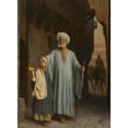 thumbnail image 3 of Jean-Léon Gérôme 14x18 Black Modern Framed Museum Art Print Titled - The Helping Hand, 3 of 5